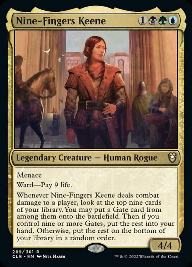 Nine-Fingers Keene [Commander Legends: Battle for Baldur's Gate] | Galaxy Games LLC