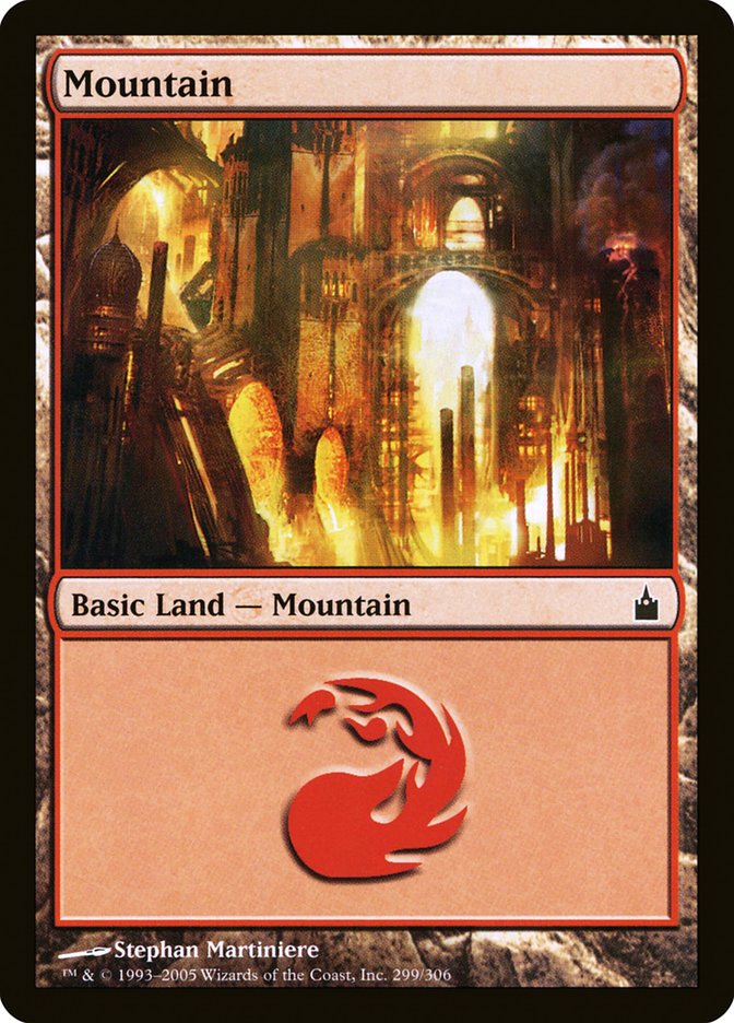 Mountain (299) [Ravnica: City of Guilds] | Galaxy Games LLC