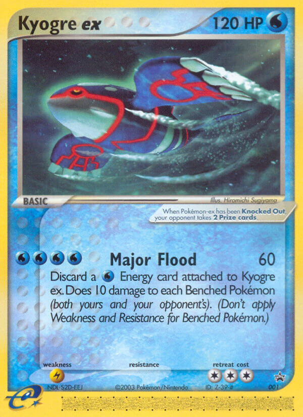 Kyogre ex (001) [Nintendo: Black Star Promos] | Galaxy Games LLC