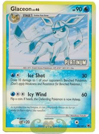 Glaceon (20/100) [Burger King Promos: 2009 Collection] | Galaxy Games LLC
