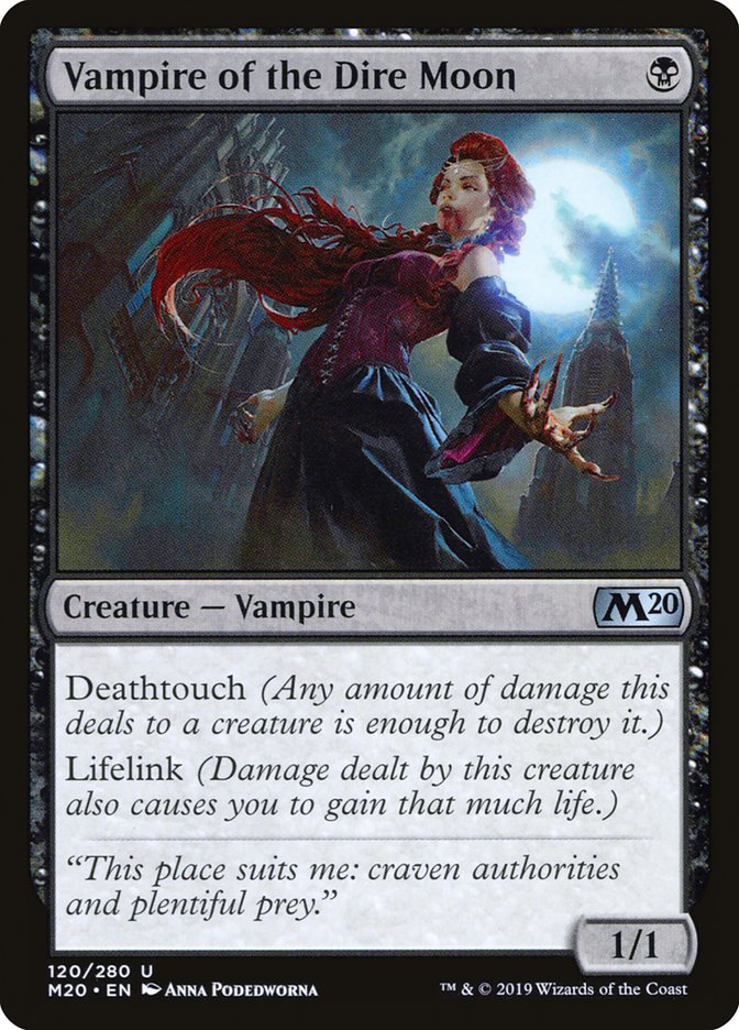 Vampire of the Dire Moon [Core Set 2020] | Galaxy Games LLC