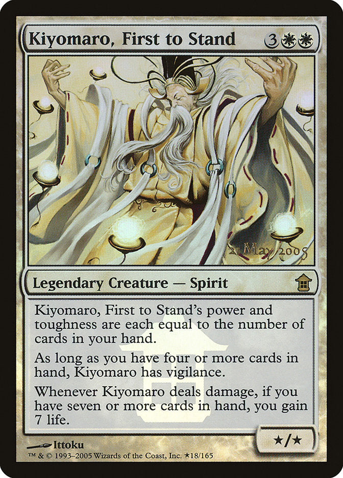 Kiyomaro, First to Stand [Saviors of Kamigawa Promos] | Galaxy Games LLC