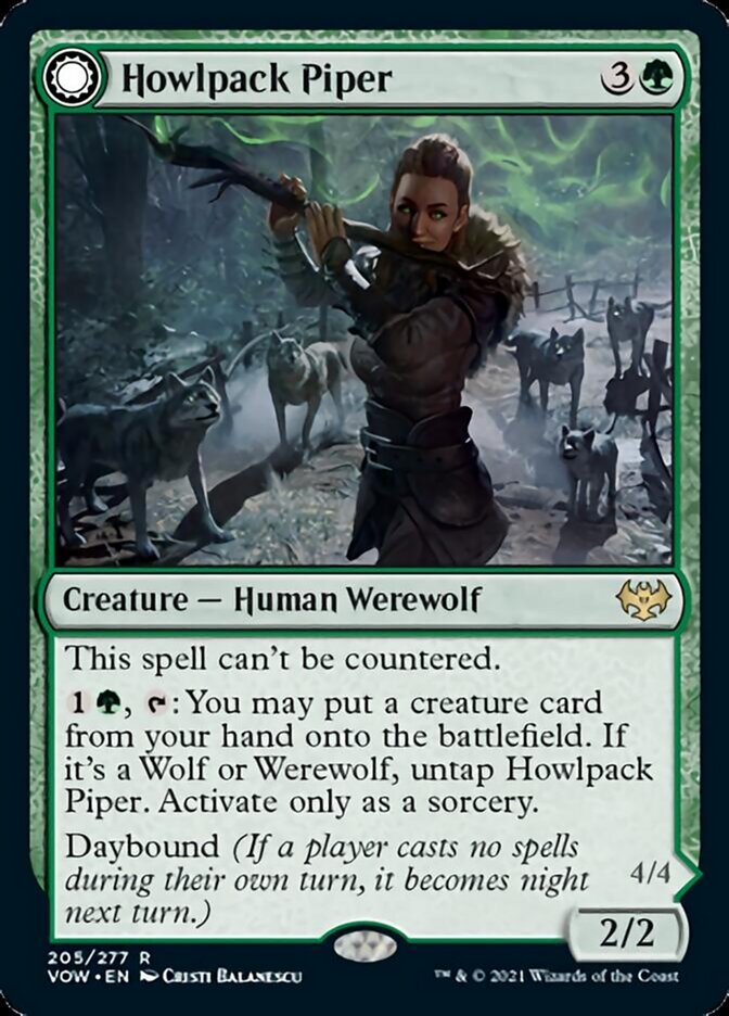 Howlpack Piper // Wildsong Howler [Innistrad: Crimson Vow] | Galaxy Games LLC