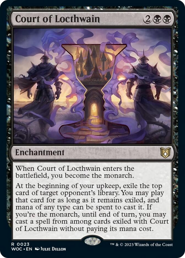 Court of Locthwain [Wilds of Eldraine Commander] | Galaxy Games LLC