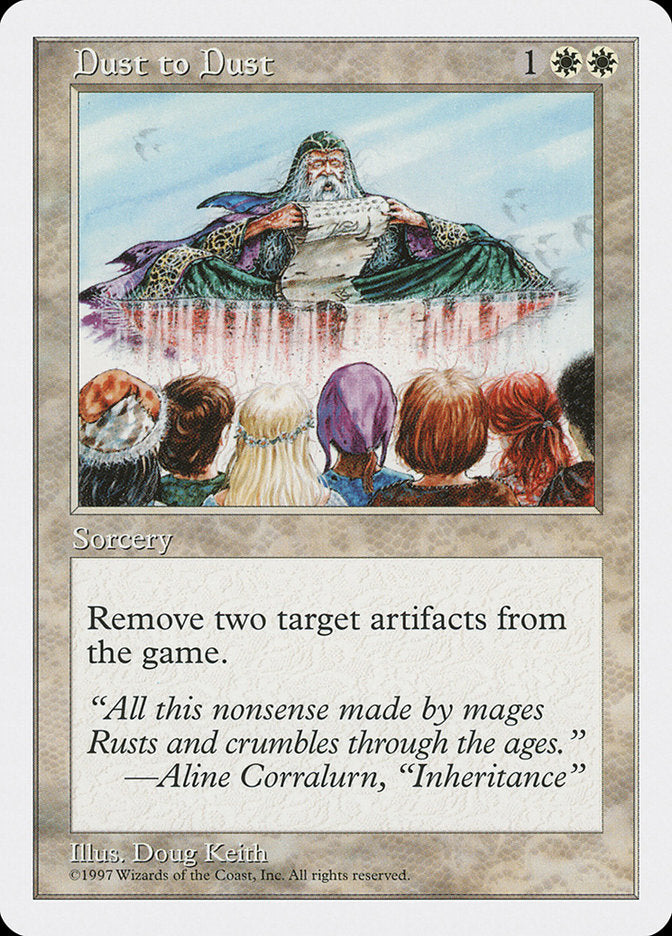 Dust to Dust [Fifth Edition] | Galaxy Games LLC