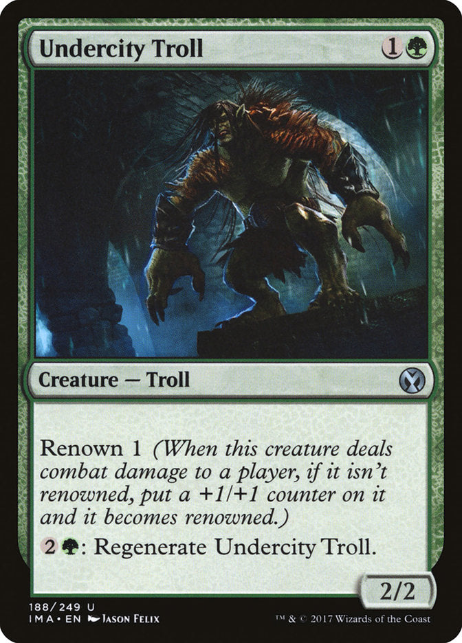 Undercity Troll [Iconic Masters] | Galaxy Games LLC