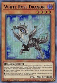 White Rose Dragon (Green) [LDS2-EN109] Ultra Rare | Galaxy Games LLC