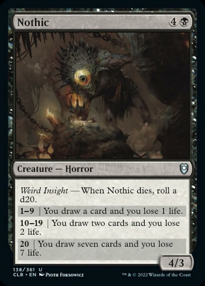 Nothic [Commander Legends: Battle for Baldur's Gate] | Galaxy Games LLC