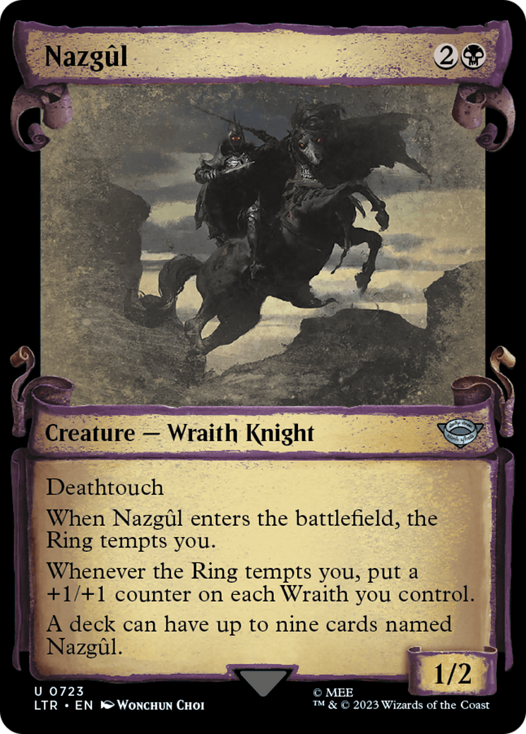Nazgul (0723) [The Lord of the Rings: Tales of Middle-Earth Showcase Scrolls] | Galaxy Games LLC