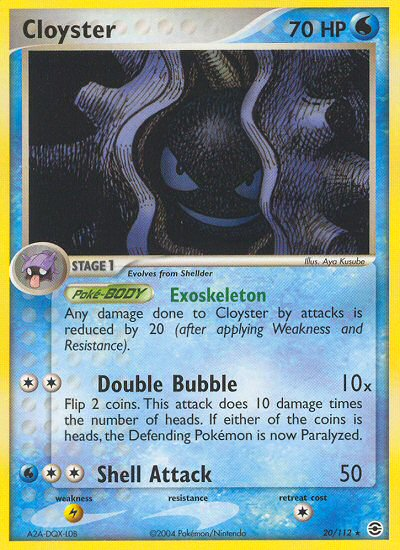 Cloyster (20/112) [EX: FireRed & LeafGreen] | Galaxy Games LLC