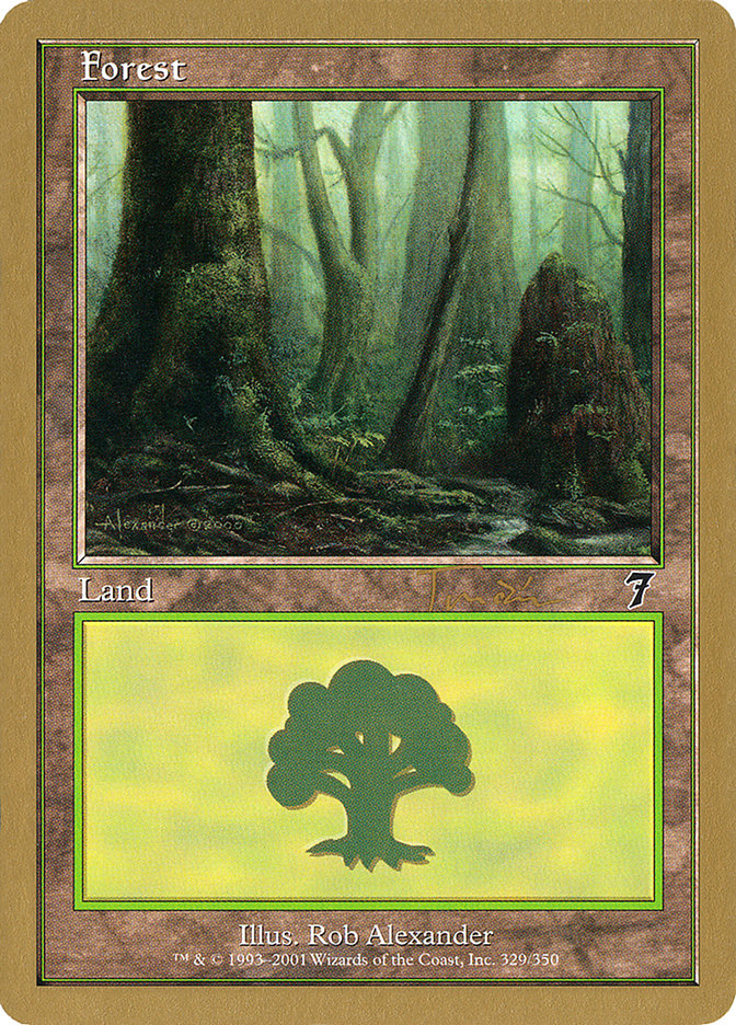 Forest (jt329) (Jan Tomcani) [World Championship Decks 2001] | Galaxy Games LLC