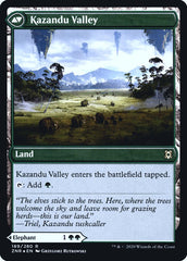 Kazandu Mammoth // Kazandu Valley [Zendikar Rising Prerelease Promos] | Galaxy Games LLC