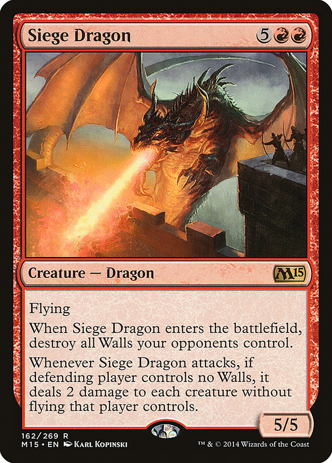 Siege Dragon [Magic 2015] | Galaxy Games LLC