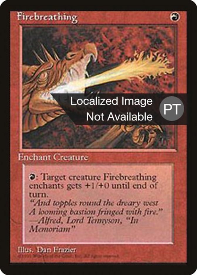 Firebreathing [Fourth Edition (Foreign Black Border)] | Galaxy Games LLC