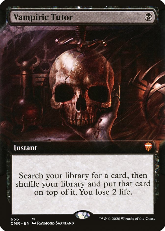 Vampiric Tutor (Extended Art) [Commander Legends] | Galaxy Games LLC