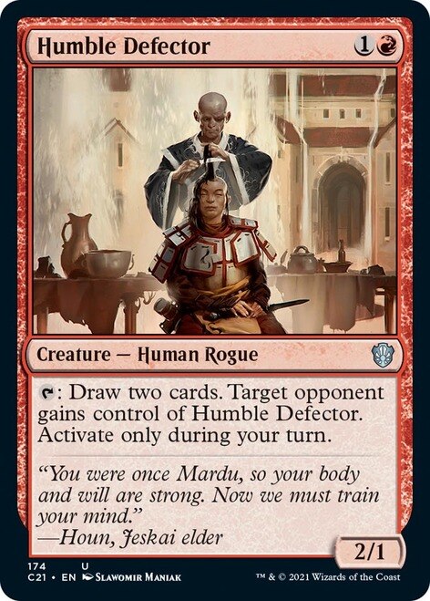 Humble Defector [Commander 2021] | Galaxy Games LLC