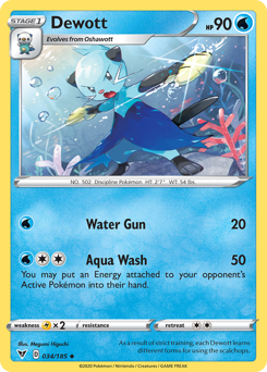 Dewott (034/185) [Sword & Shield: Vivid Voltage] | Galaxy Games LLC