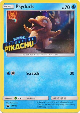 Psyduck Detective (SM199) (Pikachu Stamped) [Sun & Moon: Black Star Promos] | Galaxy Games LLC