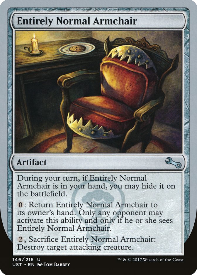 Entirely Normal Armchair [Unstable] | Galaxy Games LLC