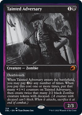 Tainted Adversary [Innistrad: Double Feature] | Galaxy Games LLC