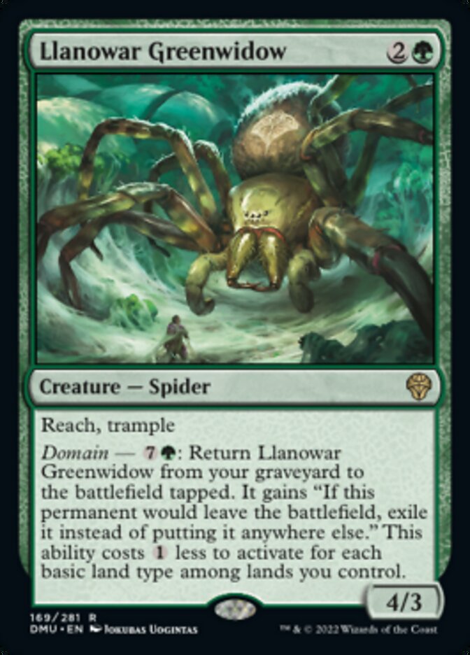 Llanowar Greenwidow [Dominaria United] | Galaxy Games LLC