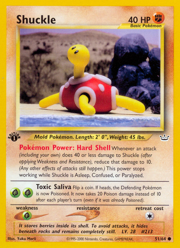 Shuckle (51/64) [Neo Revelation 1st Edition] | Galaxy Games LLC