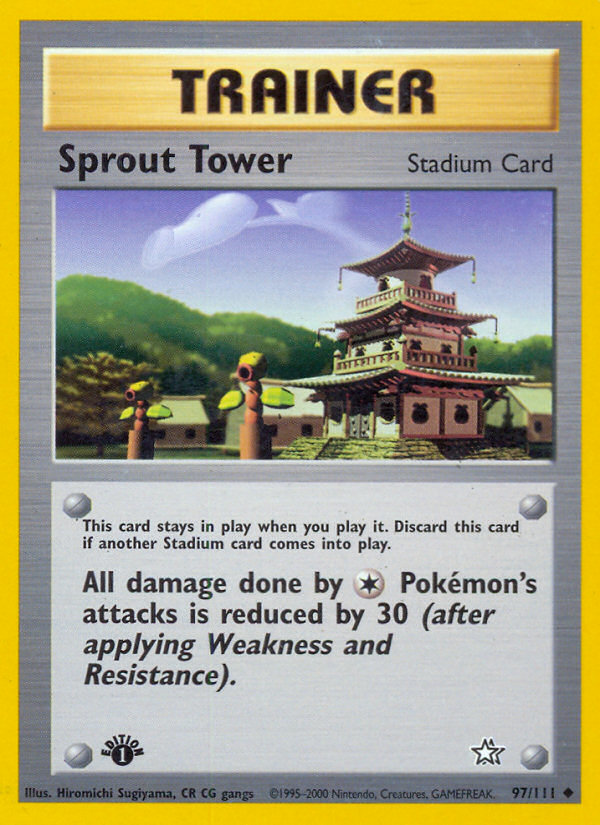 Sprout Tower (97/111) [Neo Genesis 1st Edition] | Galaxy Games LLC
