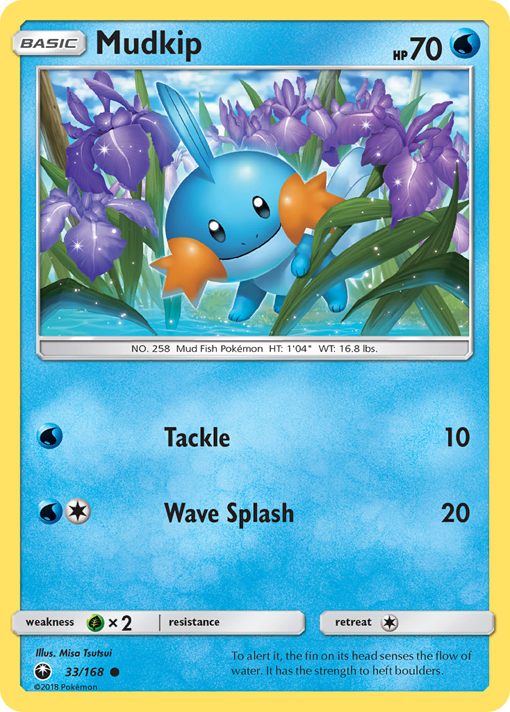 Mudkip (33/168) [Sun & Moon: Celestial Storm] | Galaxy Games LLC