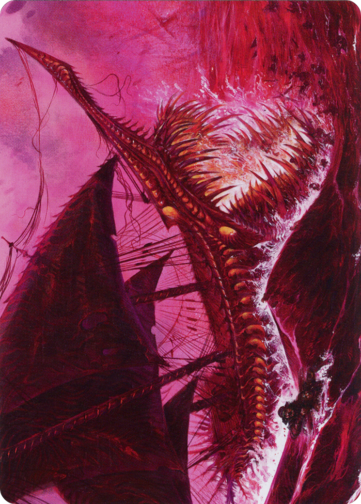 Marauding Dreadship Art Card [March of the Machine Art Series] | Galaxy Games LLC
