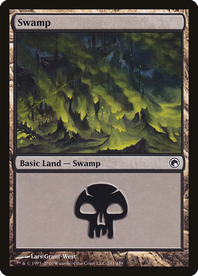 Swamp (241) [Scars of Mirrodin] | Galaxy Games LLC