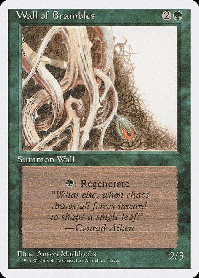 Wall of Brambles [Fourth Edition] | Galaxy Games LLC