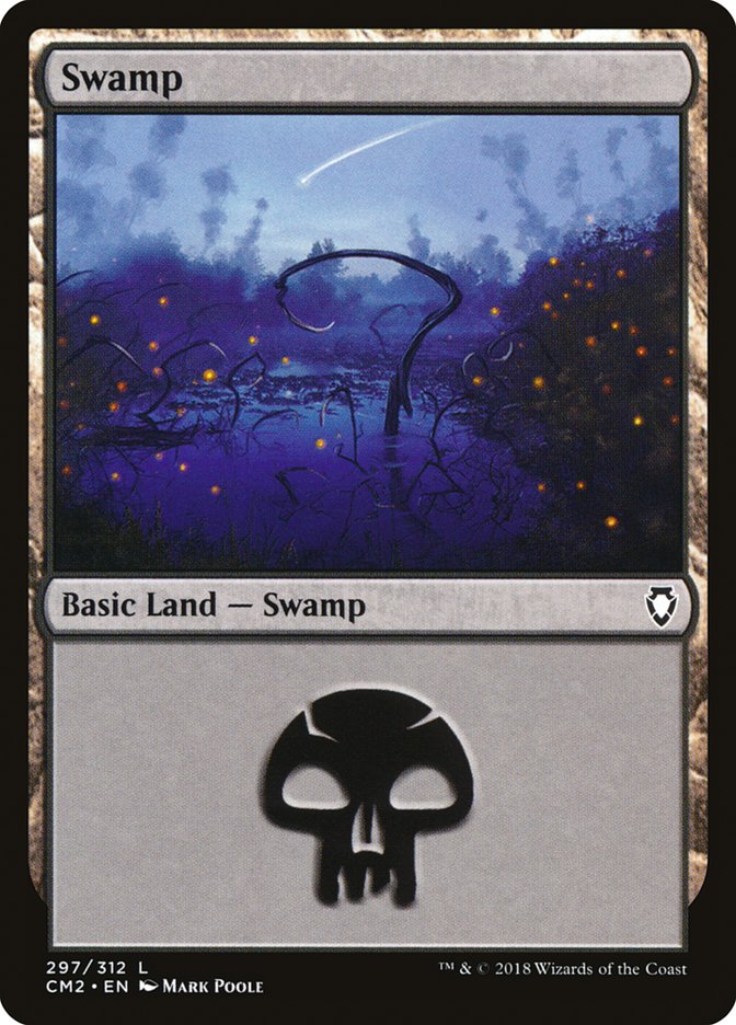 Swamp (297) [Commander Anthology Volume II] | Galaxy Games LLC