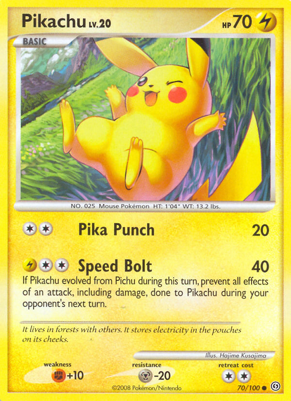 Pikachu (70/100) [Diamond & Pearl: Stormfront] | Galaxy Games LLC