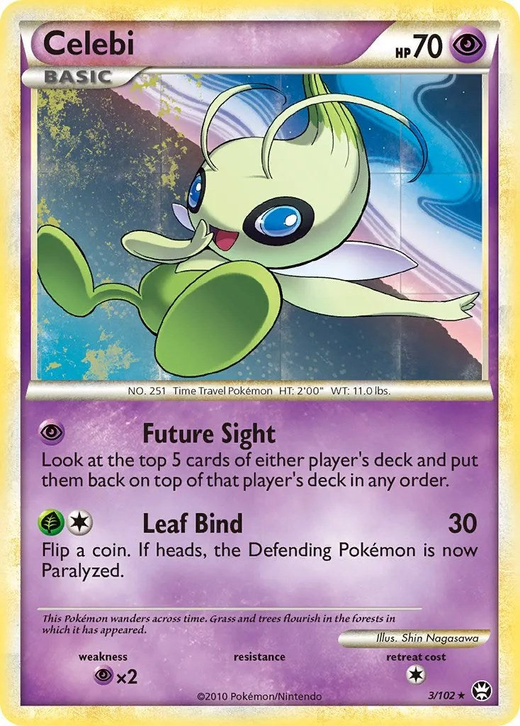 Celebi (3/102) (Movie Exclusive) [HeartGold & SoulSilver: Triumphant] | Galaxy Games LLC