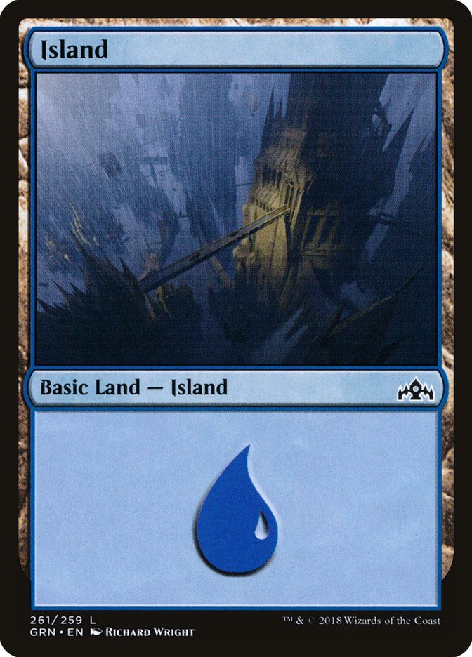Island (261) [Guilds of Ravnica] | Galaxy Games LLC