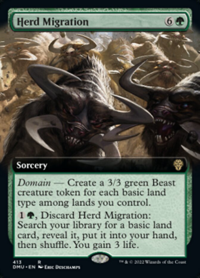 Herd Migration (Extended Art) [Dominaria United] | Galaxy Games LLC