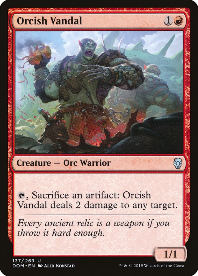 Orcish Vandal [Dominaria] | Galaxy Games LLC