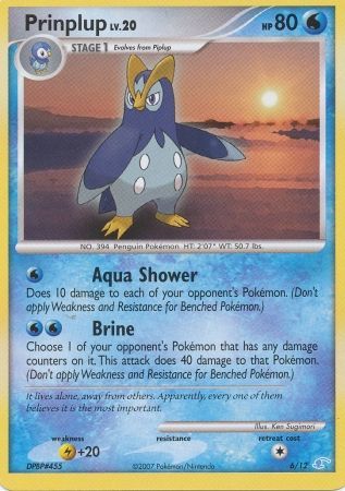 Prinplup (6/12) [Diamond & Pearl: Trainer Kit - Manaphy] | Galaxy Games LLC