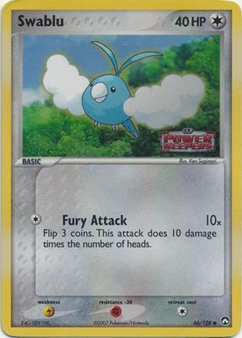 Swablu (66/108) (Stamped) [EX: Power Keepers] | Galaxy Games LLC