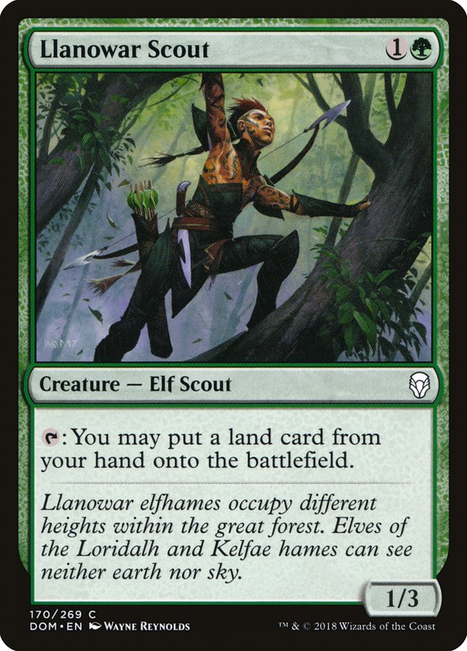 Llanowar Scout [Dominaria] | Galaxy Games LLC