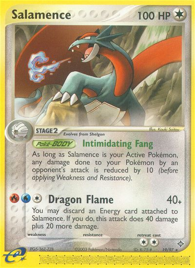 Salamence (19/97) [EX: Dragon] | Galaxy Games LLC