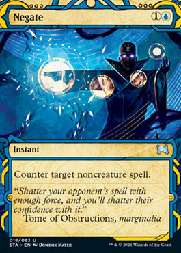 Negate (Foil Etched) [Strixhaven: School of Mages Mystical Archive] | Galaxy Games LLC