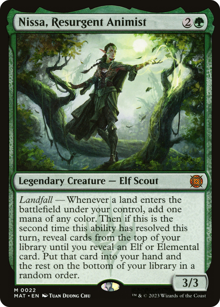 Nissa, Resurgent Animist [March of the Machine: The Aftermath] | Galaxy Games LLC