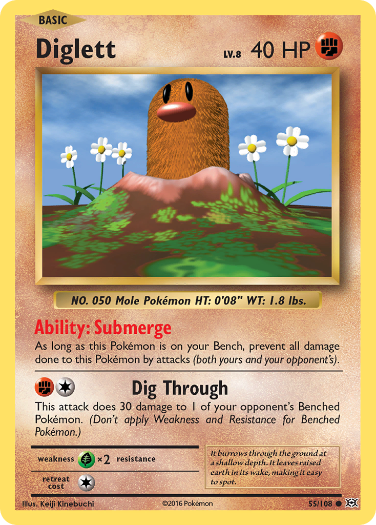 Diglett (55/108) [XY: Evolutions] | Galaxy Games LLC