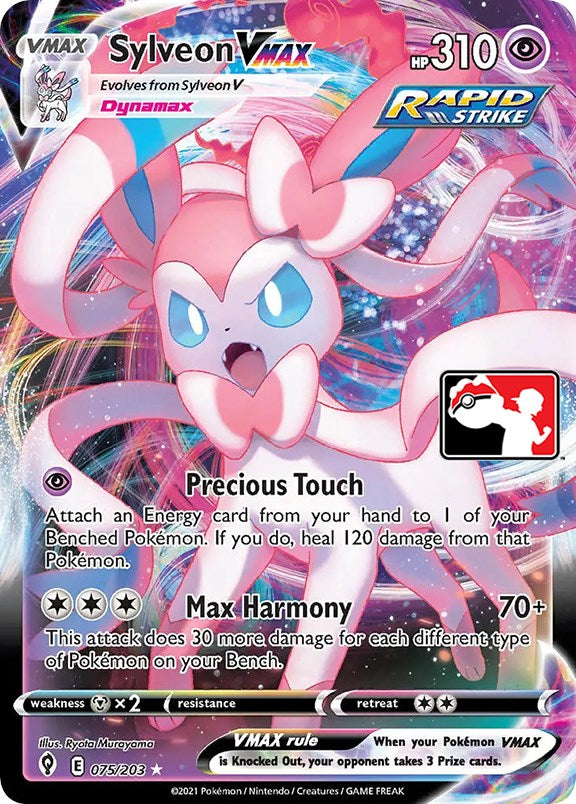 Sylveon VMAX (075/203) [Prize Pack Series One] | Galaxy Games LLC