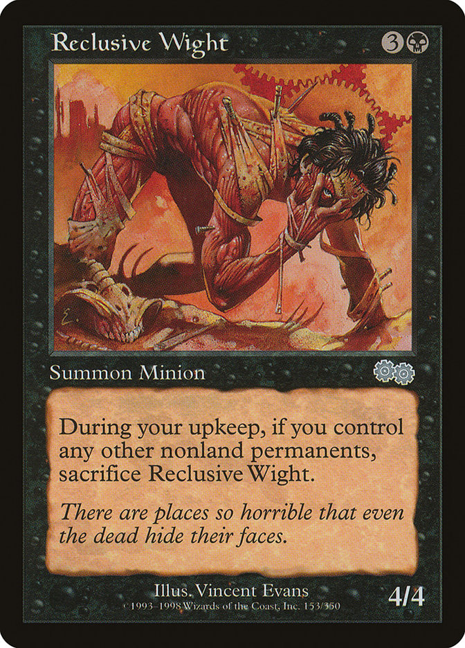 Reclusive Wight [Urza's Saga] | Galaxy Games LLC