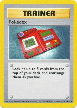 Pokedex (87/102) [Base Set Shadowless Unlimited] | Galaxy Games LLC