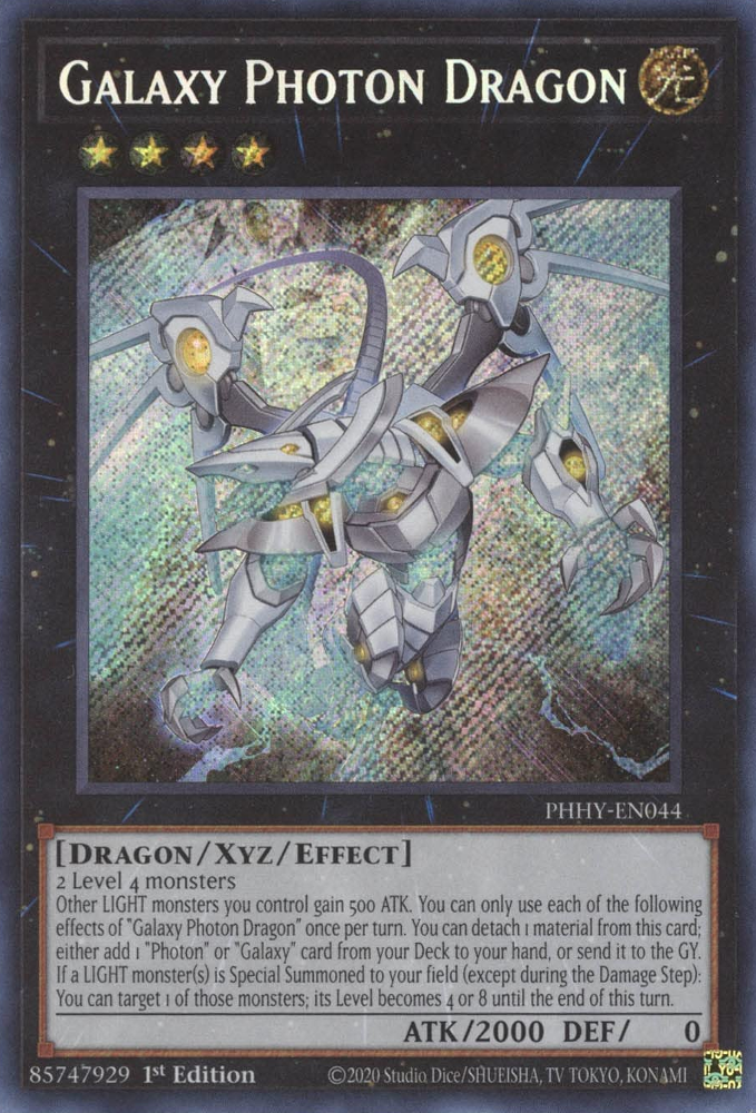 Galaxy Photon Dragon [PHHY-EN044] Secret Rare | Galaxy Games LLC