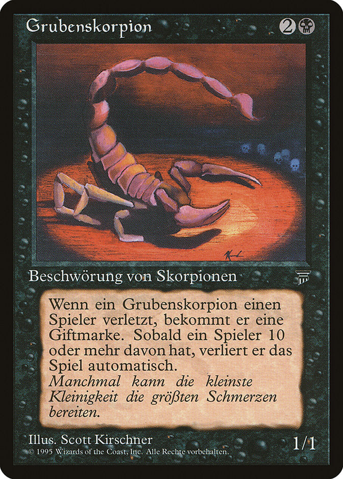 Pit Scorpion (German) - "Grubenskorpion" [Renaissance] | Galaxy Games LLC