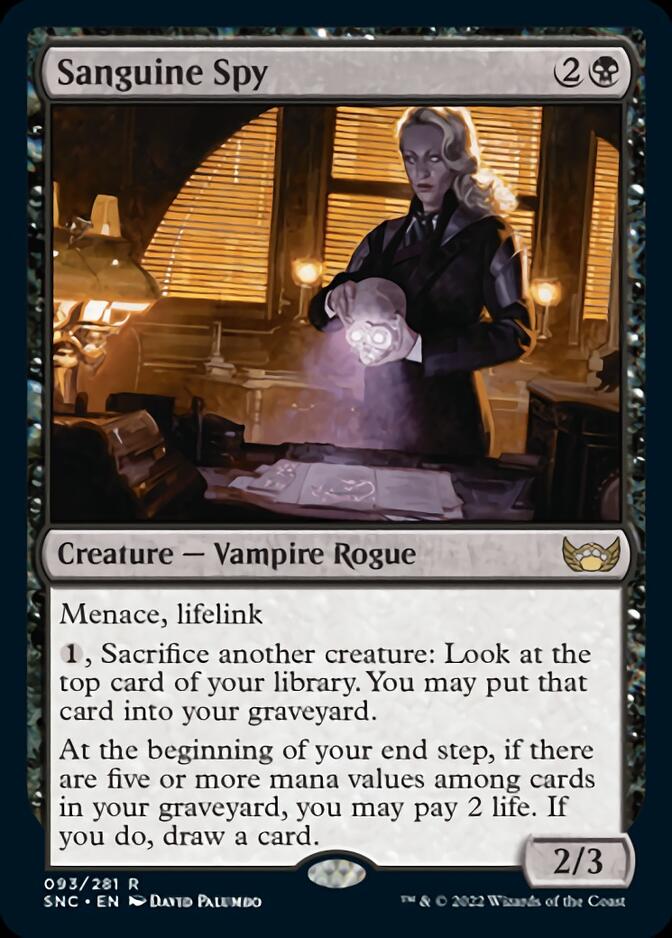 Sanguine Spy [Streets of New Capenna] | Galaxy Games LLC